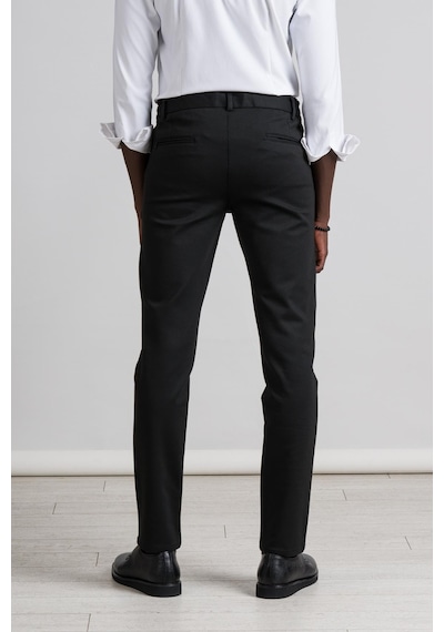 Perpant Slimfit Beli Lastikli Ve İplikli Kışlık Kumaş Likralı Jogger Pantolon 001