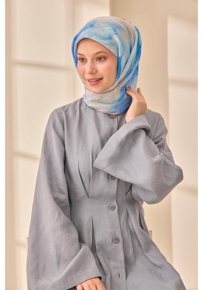 Silk Home Olinda İpek Eşarp 47004-20 Gümüş, Mor, Mavi, Siyah