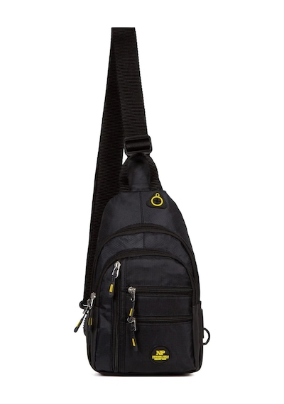 Newish Polo Body Bag Usb Çıkış Çapraz Göğüs Sırt Çantası-syh Sarı Siyah - Sarı