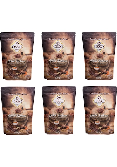 Osso Osmanlı Dibek Kahvesi 200 Gr X 6 Adet Öğütülmüş