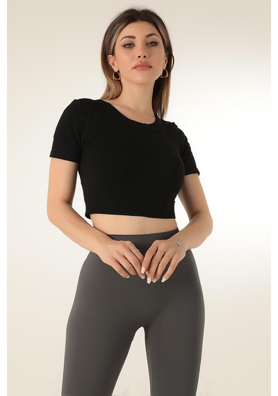 Doremi Dikişsiz Kısa Spor Üst 001