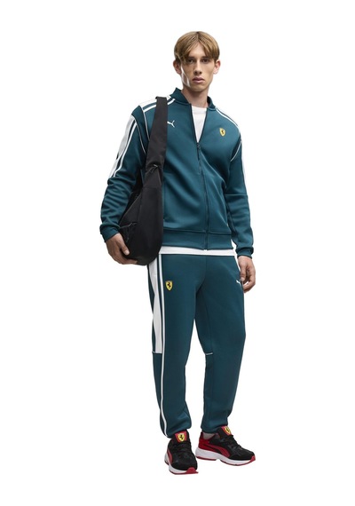 637057-14 Puma Ferrari Mt7 Track Jkt Erkek Ceket Yeşil 637057-14