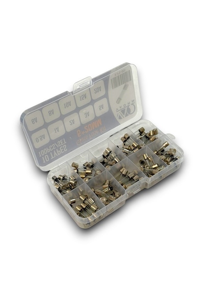 5x20mm Cam Sigorta Seti 10 Tip 100 Parça