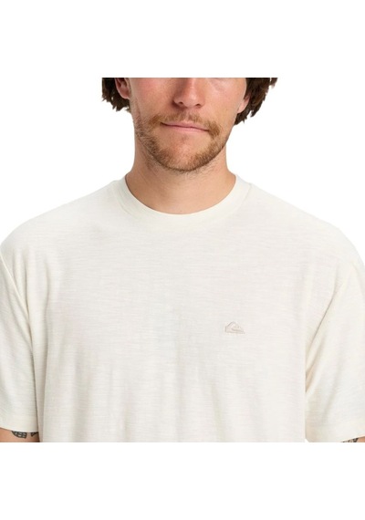 Quiksilver Slub Roundneck Erkek Tişört Beyaz Eqykt04391 Bej