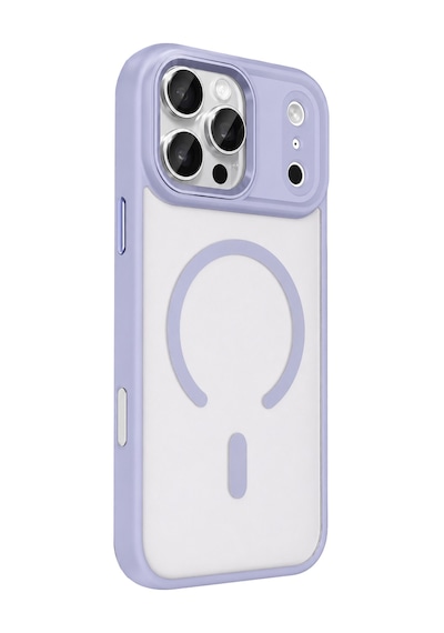 Joko - 636 - Apple iPhone Uyumlu 17 Pro Terea Magsafe Kapak - Csmo-tex - - Mor