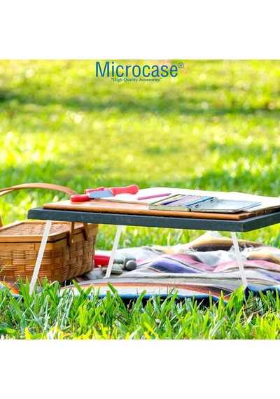 Microcase 25 Cm Metal Katlanabilir Masa Ve Sehpa Ayak Takımı 4 Adet - Al5058 Siyah