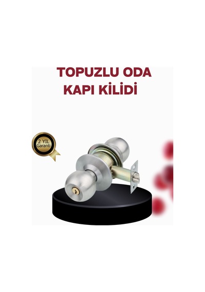 Mat Renk Topuzlu Kapı Kilidi Giriş Tipi Çok Renkli