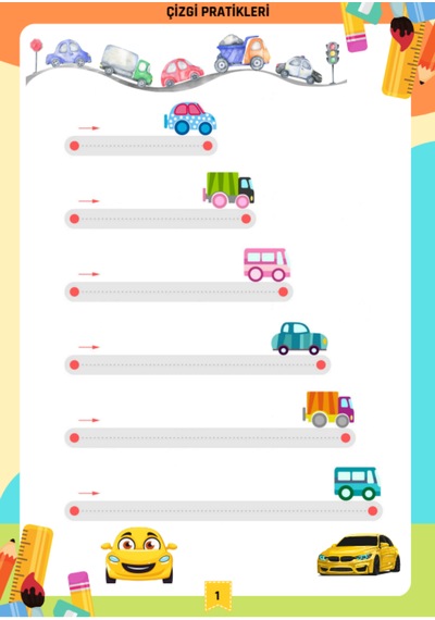 Çizgi Pratikleri Yaz-sil Kitabı 2-6 Yaş