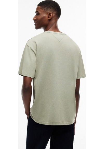 Tommy Hilfiger Tjm Reg Tj Repeat Ss Tee Erkek Yeşil T-shirt - Dm0dm23180