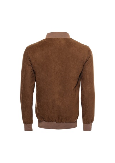 Taba Cepli Süet Bomber Mont - Wessi Siyah