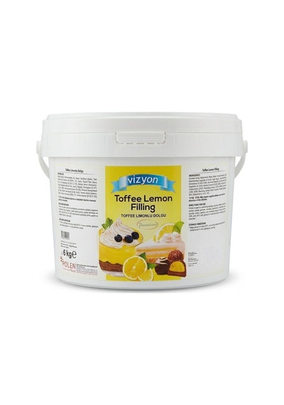 Vizyon Toffee Limonlu Dolgu 6 Kg