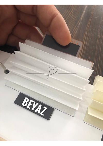 Plise Perde Cam Balkon Akordiyon Perde Sistemleri 11 Renk Seçeneği Çok Renkli