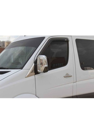 Vw Volkswagen Crafter Uyumlu Ayna Kapağı 2 Parça 2006-2017 Paslanmaz Krom