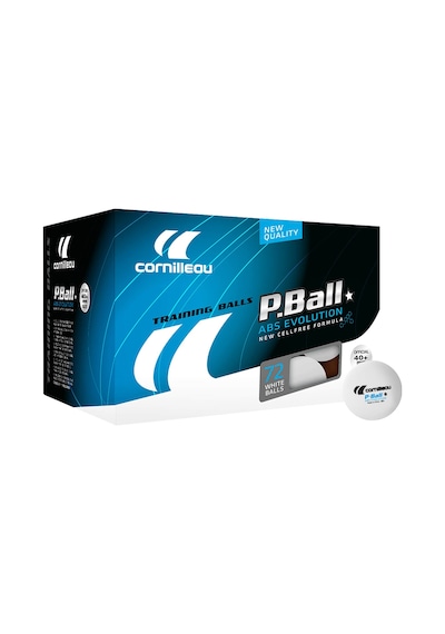 Cornilleau P-Ball ABS Evolution 1 Yıldız 72'li Masa Tenisi Topu Beyaz
