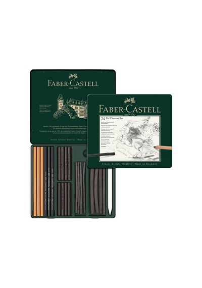 Faber Castell Pıtt Monochrome Işlenmiş Kömür Seti 112978