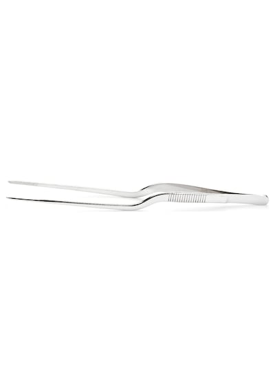 Biradlı Şef Dekor Cımbızı 20,5 Cm Gümüş