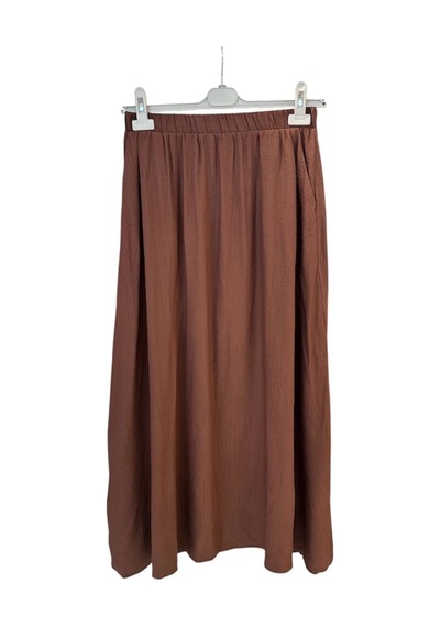 Hasenna Z-556 Üstü Kimono Kısa Etekli Çilek Takım Kahve