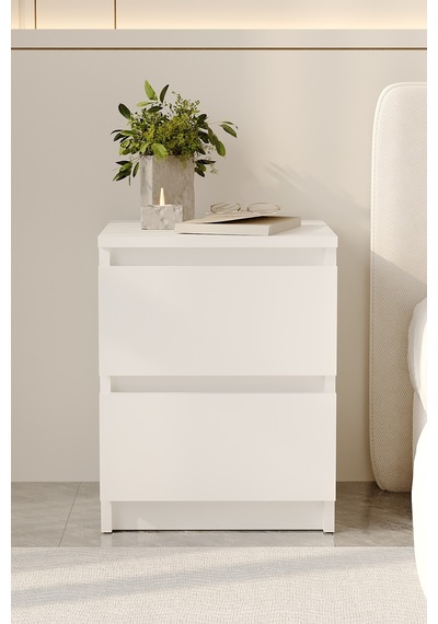 Aeka Ae-2021 Duru Beyaz 2 Çekmeceli Komodin Yatak Odası Başucu Sehpası Çekmeceli Dolap 40 51x42,3 Cm Aeka Ae-2021 Duru Beyaz 2 Çekmeceli Komodin Yatak Odası Başucu Sehpası Çekmeceli Dolap 40 51x42,3 Cm