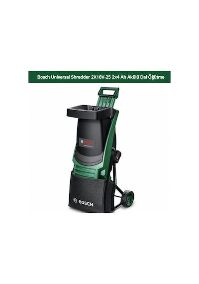 Bosch U Shredder 2x18V-25 2x4AH Akülü Dal Öğütme - 06008E0000