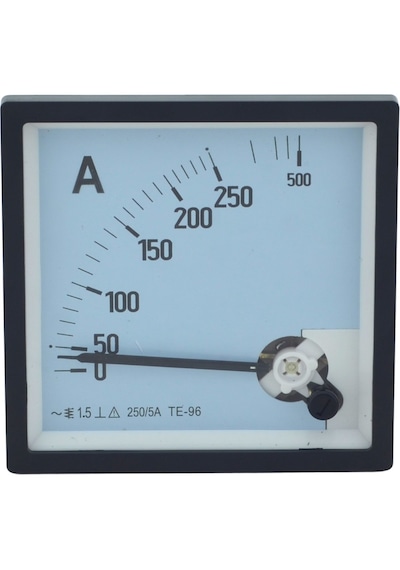 Analog Ampermetre Panel Meter 1.5 250/5a Te-96 10cmx10cm