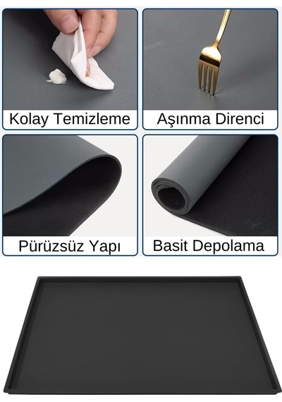 Kaymaz Tabanlı Çok Amaçlı Su Emici Sihirli Tezgah Üstü Bulaşık Yıkama Kurulama Kurutma Matı Belirtil Diğer