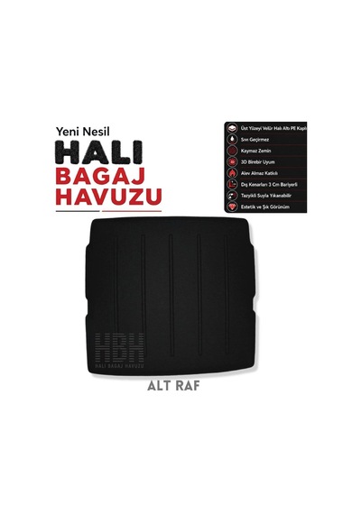 Peugeot 3008 E/hybrid Halı Bagaj Havuzu 2024 Ve Sonrası Alt Raf