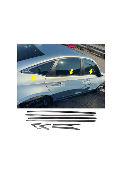 Honda Civic Uyumlu Cam Çıtası 2022 Çelik Parça