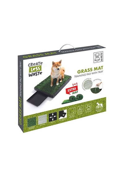 M-pets Grass Mat Çimli Çekmeceli Köpek Tuvaleti 58x46 Cm 244-53044.01