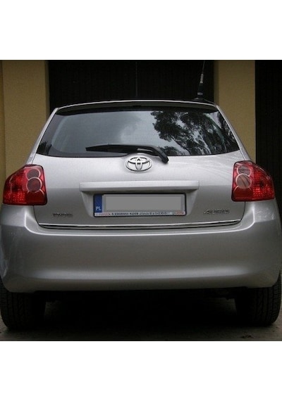 Toyota Auris Formlu Krom Bagaj Alt Çıtası 2007-2012 Paslanmaz Çel N11.4100