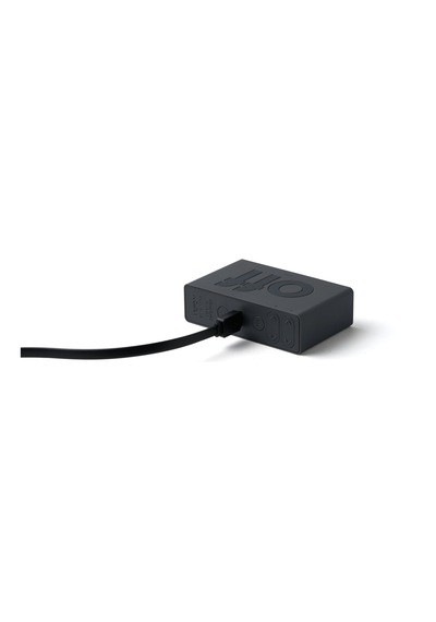 Lexon Flip Mini Şarj Edilebilir Alarm Saat Koyu Gri