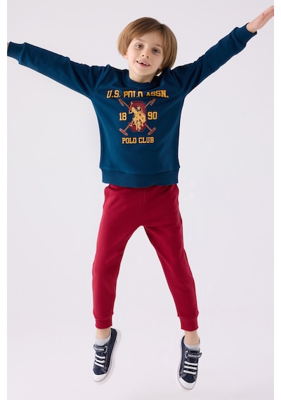 U.s. Polo Assn. Erkek Çocuk İndigo Pijama Takım 50299430-vr028 İndigo