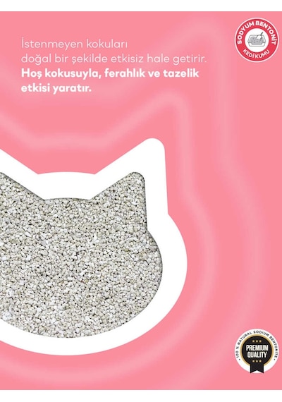 Toi Moi Bebek Pudrası Kokulu Sodyum Bentonit Kedi Kumu 2 x 5 L