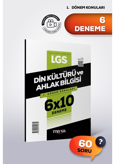 Lgs Din Kültürü Ve Ahlak Bilgisi 1. Dönem Konuları 6 Deneme 2027 Video Çözümlü