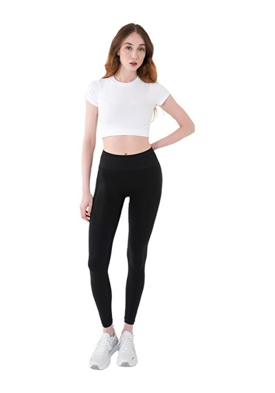 Musclecloth Nova Seamless Crop T-shirt Beyaz