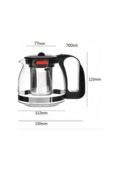Master Süzgeçli Cam Demlik 700 Ml Bitki Çayı Ve Ihlamur Demliği Diğer