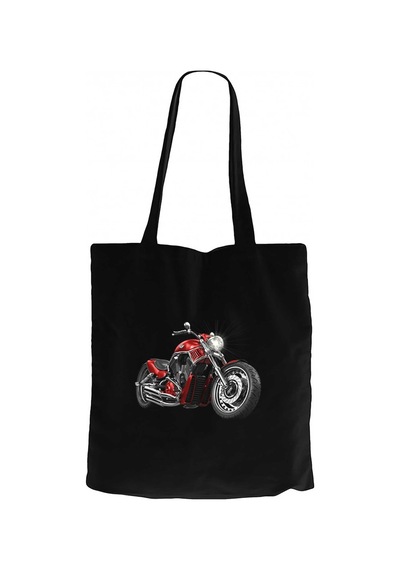 Chopper Cruiser Siyah Kanvas Bez Çanta