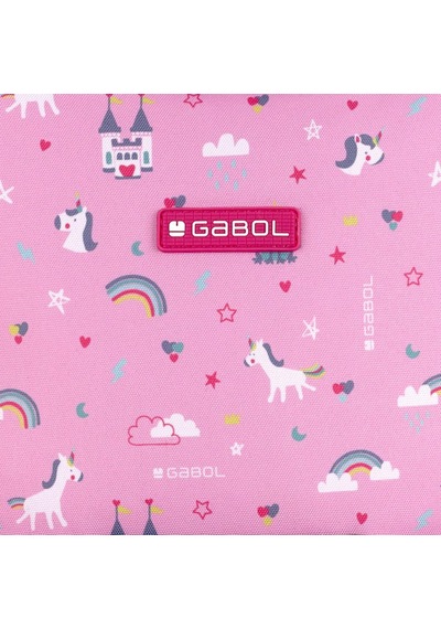 Gabol Kalem Çantası Rainbow Çift Gözlü Pembe Gb.233931 Pembe