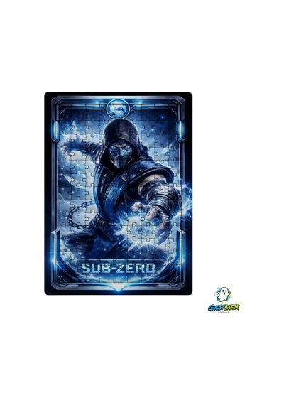 Ghostbastır Design Sub-zero Mortal Kombat 99 Parça Ayaklı Puzzle Dekoratif Çocuk Yapbozu 0193