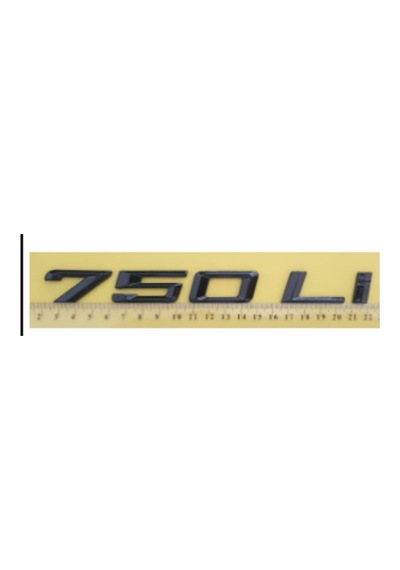 750li Düz Siyah Bagaj Yazısı 3a 3d 3abs