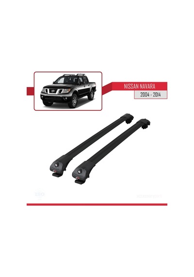 Nissan Navara 2004-2014 Arası İle Uyumlu Ace-1 Ara Atkı Tavan Barı Siyah
