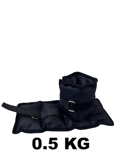 Me&ra Sport 0.5 Kg X 2 Adet El Ayak Bilek Ağırlık Seti Kum Ağırlık Torbası siyah