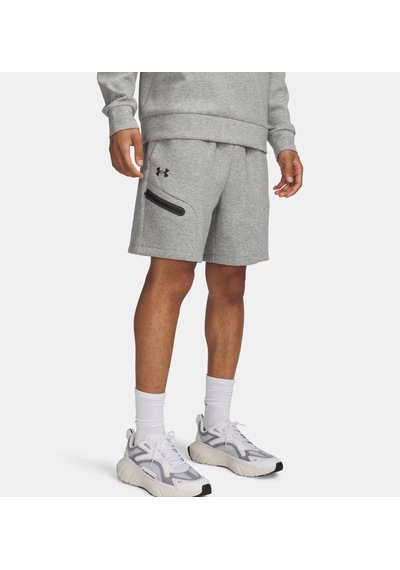 Under Armour Ua Unstoppable Fleece Erkek Şort 1379809-011 Gri