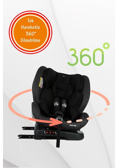 Maxi Taxi Safe Travel 0-36 Kg 360 Dönebilen İsofix Oto Koltuğu