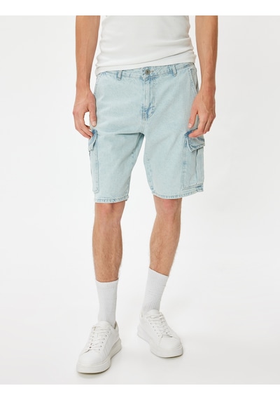 Koton Kargo Kot Şort Oversize Bermuda Cep Detaylı Pamuklu Açık İndigo 4sam40061ıd Açık İndigo Koton Kargo Kot Şort Oversize Bermuda Cep Detaylı Pamuklu Açık İndigo 4sam40061ıd Açık İndigo