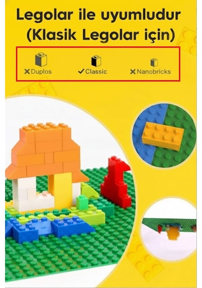 Classic Beyaz Zemin Plakası 25 25 Cm Sert Taban İle Uyumlu Yapı Blok Platformu