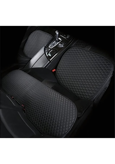 Fiat Palio Uyumlu Deri Kapitone Koltuk Minderi Koruma Kılıfı 3 Lü Set