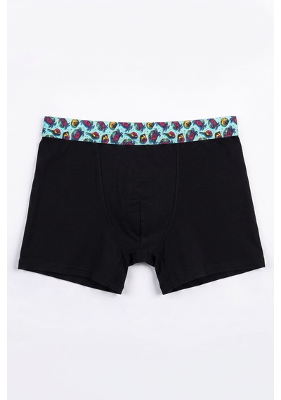 Just Inner Erkek Modal Boxer Meyve Desenli Konfor Odaklı Tasarım 135000 İndigo