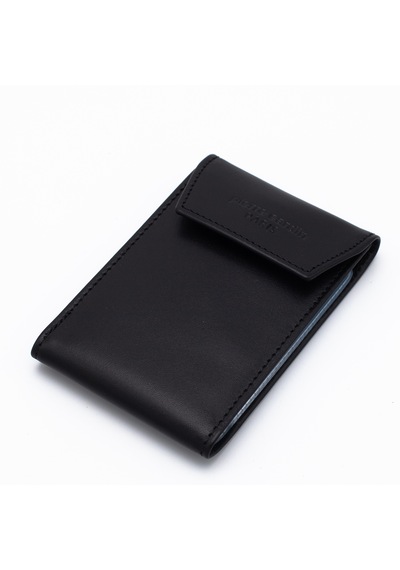 Pierre Cardin Unisex Deri Kartlık 0177 siyah