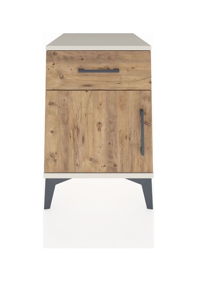 Kronos Komodin Tek Raflı Tek Çekmeceli Tek Kapaklı 44x59x64 Aytaşı-çam Aytası