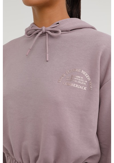Lumberjack W-gf23 Bena Hoodıe 2pr Pastel Mor Kadın Sweatshirt 000000000101185088 Mor